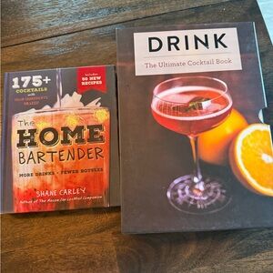The Home Bartender & Drink Cocktail Book Set